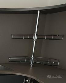 Ripiani girevoli vetro - cucina snaidero skyline