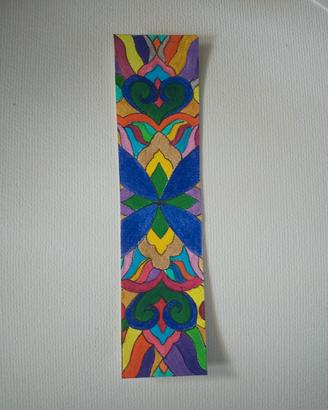 segnalibro dipinto a mano 