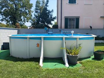 PISCINA OVALE 610X375XH120CM DELLA GRE