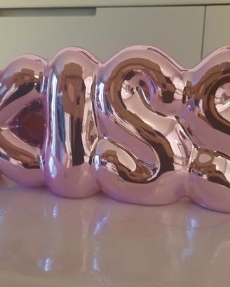 decorazione Kiss rosa