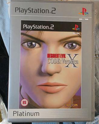 Resident evil code veronica PS2 edizione platino