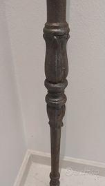 CAPOSCALA IN GHISA SABBIATO VERNICIATO POLVERE