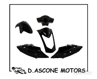 KIT CARENE Kymco agility 4t r12 Nero Lucido