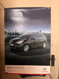 Poster pubblicitari citroen c3 visiodrive