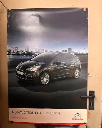 Poster pubblicitari citroen c3 visiodrive