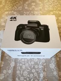 Fotocamera Digitale 4K con schermo touchscreen