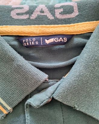 Polo uomo marca Gas, verde, TG 46 veste S/M