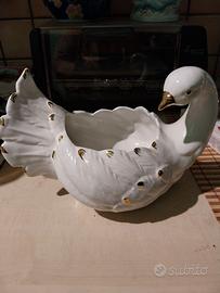 vaso Cigno in ceramica  Bassano del Grappa
