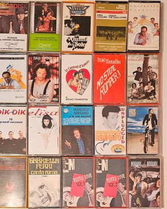 lotto musicassette rock artisti italiani 