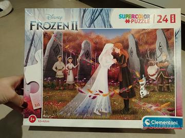 Puzzle Frozen 2, Elsa, Anna, Olaf, Kristoff, Sven