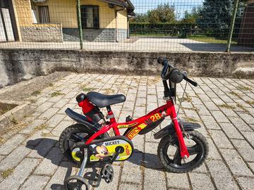 Bicicletta bambino /a  con rotelle 2-5 anni