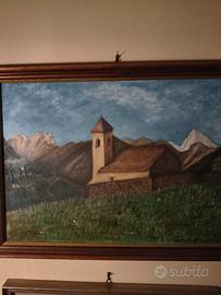 Quadro a olio, soggetto bucolico