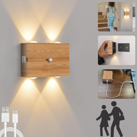 Lampada da Parete Interno Ricaricabile con Sensore