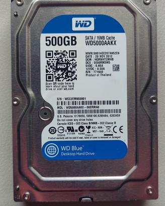 HD 3.5 " WD 500 GB