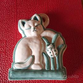 gatto in ceramica Thun