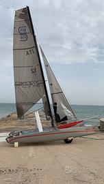 Catamarano F18 Capricorn pronto alla navigazione