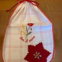 Set sacco per il pane e presina da cucina