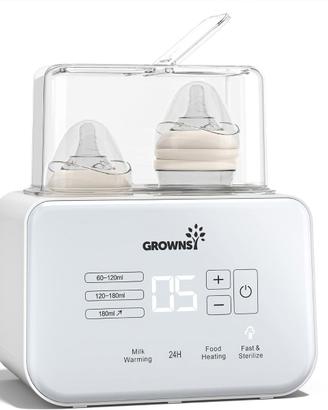 Scaldabiberon Doppio 9 in 1 con Sterilizzatore