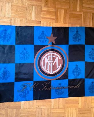 BANDIERA CALCIO INTER ORIGINALE FOOTBALL ITALIA