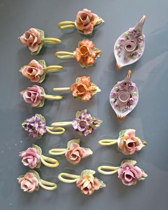 Roselline in porcellana artigianalmente