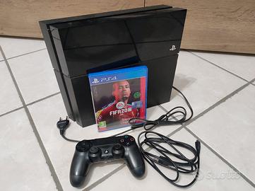 PlayStation 4 + FIFA 20 + controller 