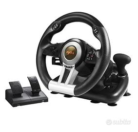 VOLANTE DA RACING CON PEDALI - MULTIPIATTAFORMA