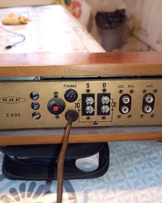 amplificatore hi fi GBC anni 70 