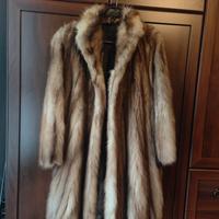 Pelliccia Donna Vero Pelo Di Visone marrone chiaro