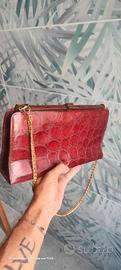 Borsa anni 50 originale VERO coccodrillo 