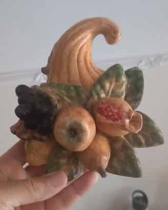 cornucopia in ceramica ischitana