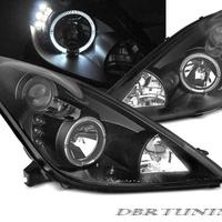 Coppia fari Led Angel Eyes Toyota Celica 99-06 ner