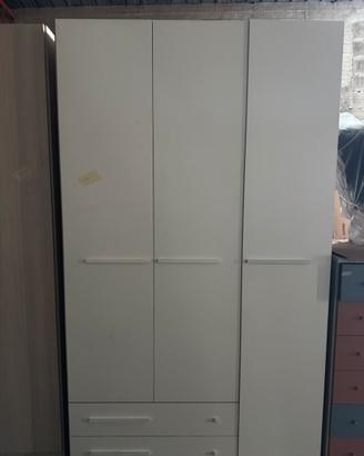 Armadio 3 ante con cassetti