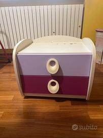 Cameretta da bambina con 2 posti letto