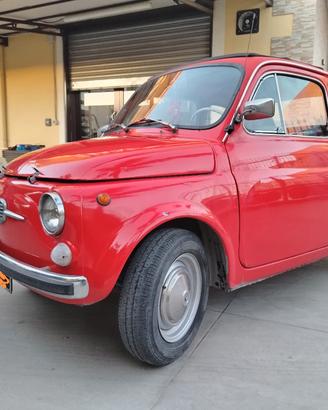 Fiat 500 F 1967 Targhe nere e Documenti originali 