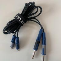 Cavo doppio RCA maschio - doppio jack 6.3 mm