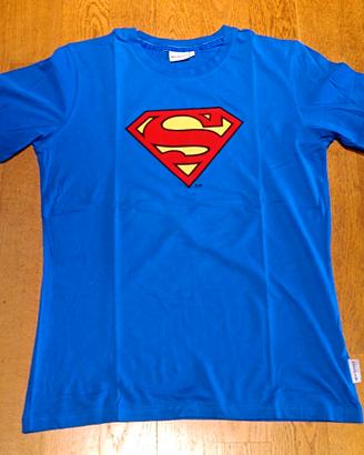 Maglietta Superman logo - DC Comics tg L NUOVA