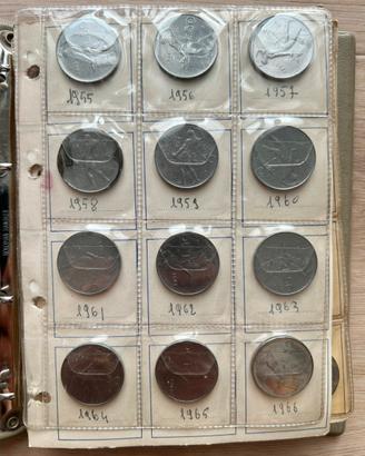 Monete Lire (circolate) - collezione varia