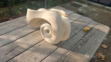 Scultura in pietra della majella " Flux "