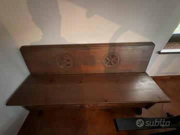 Panca vero legno