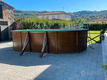 Piscina fuori terra GRE acciaio Ovale