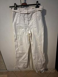 Pantslone cargo bianco Prada