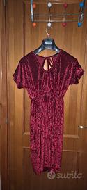 vestito bordeaux 