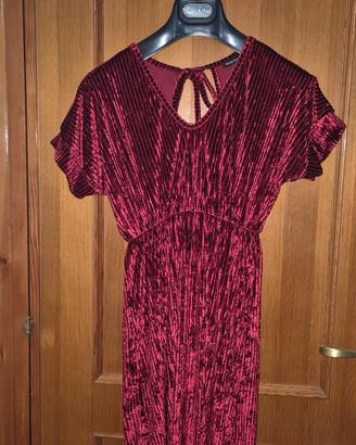 vestito bordeaux 