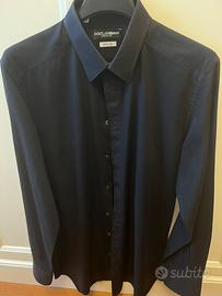 Camicia uomo Dolce e Gabbana mis. 39 nero lavorata