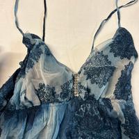 Vestito Motivi azzurro con fantasia