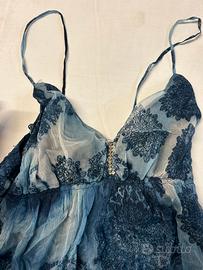 Vestito Motivi azzurro con fantasia