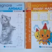 Libri di disegno, disegnare mostri manga e animali