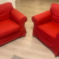 Poltrona IKEA EKTORP rosso