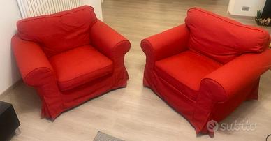 Poltrona IKEA EKTORP rosso