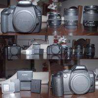 Canon eos 1200d con 3 ottiche + canon eos 5000 in